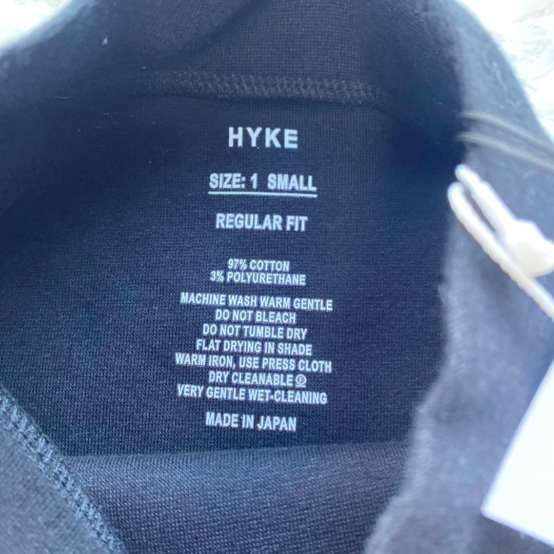新品タグ付き　HYKE ハイク　ハイネック　ロングカットソー　ブラック　黒