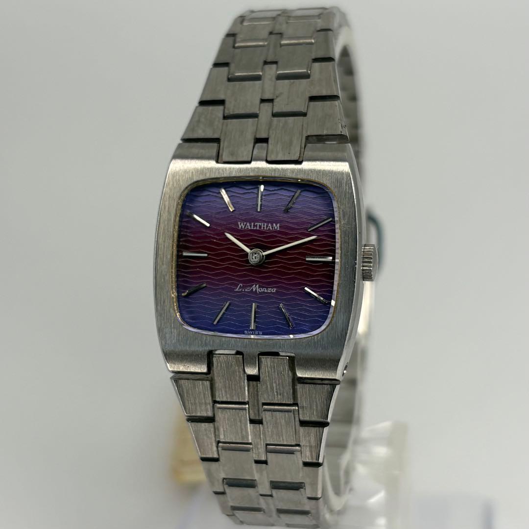 デッドストック品 WALTHAM ウォルサム レディーモンザ スイス製手巻腕時計