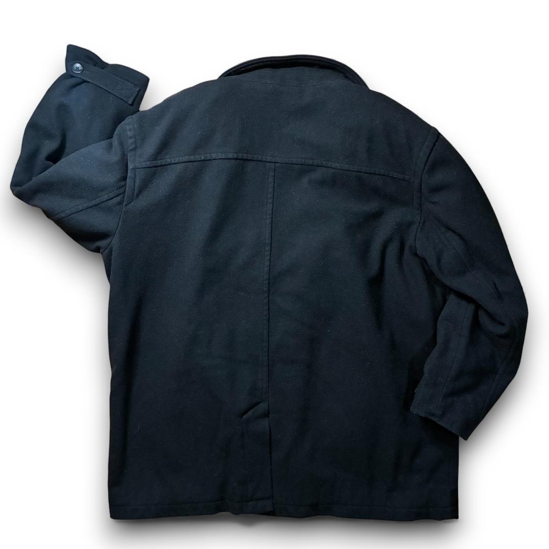 オールドGAP ウールコート 無地 裏ボア ビッグシルエット 00s 美品 古着