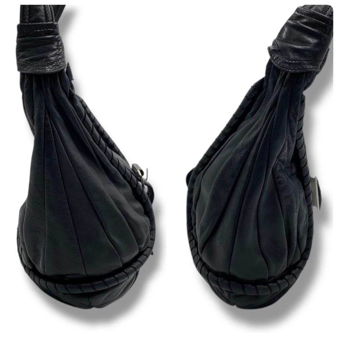 美品 CELINE バックル レザー バッグ Y2K Vintage セリーヌ