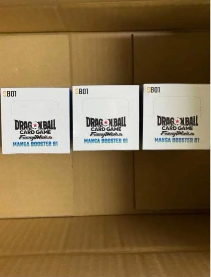 新品未開封　テープ付き　ドラゴンボール MANGA BOOSTER 01