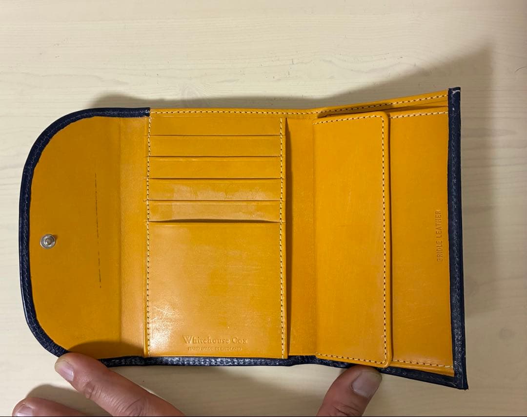 Whitehouse Cox ホリデーライン マリン/イエロー　未使用