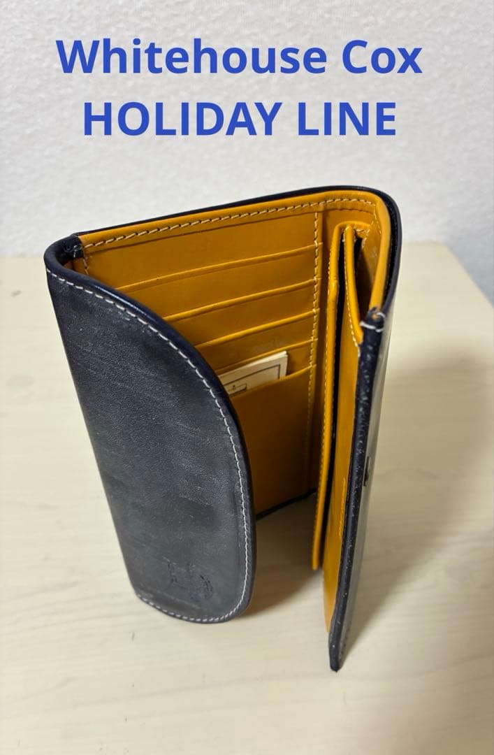 Whitehouse Cox ホリデーライン マリン/イエロー　未使用