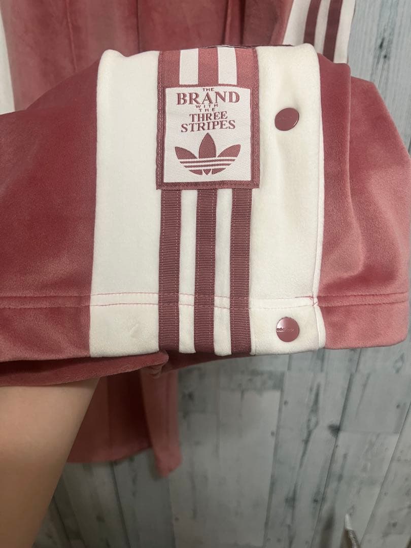 adidas GAZELLE ピンクジャージ 上下セット