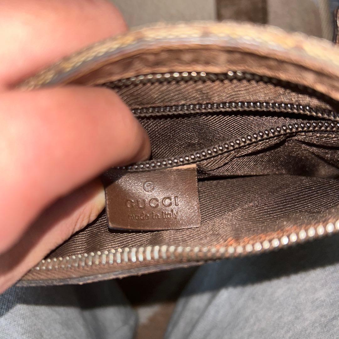 K*Y様 グッチ☆斜めがけショルダー　GG柄　ボディバッグ