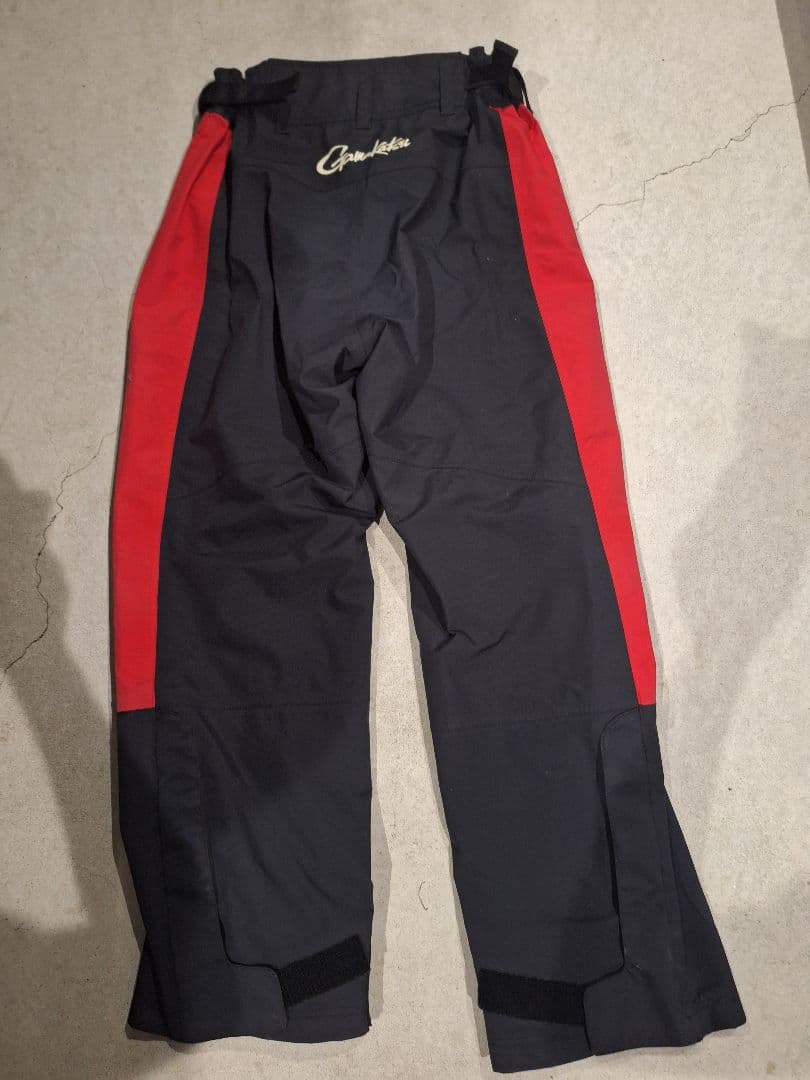 【やましん】Gamakatsu オールウェザースーツ(上下セット) 赤/黒