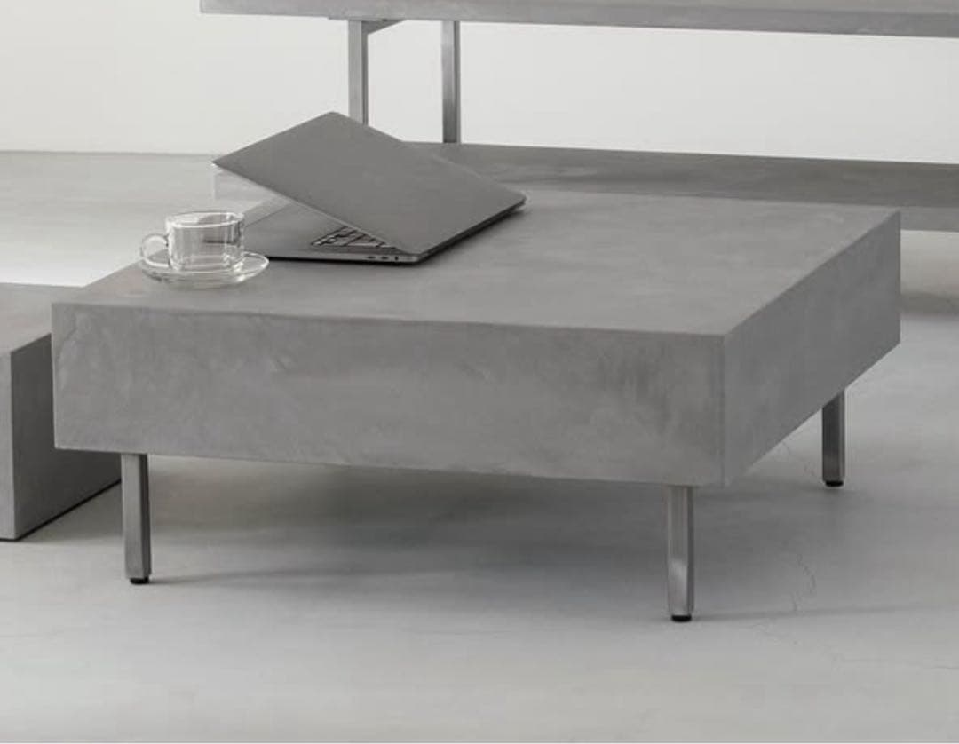 L*a様 コンクリカグ　モールテックス　センターテーブル　ブロックテーブル