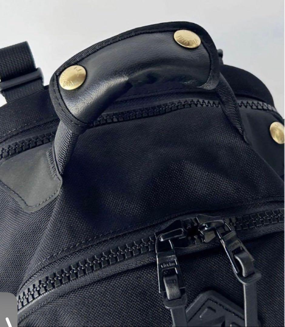 新品未使用　VISVIM CORDURA20Lレザーバックパック 黒