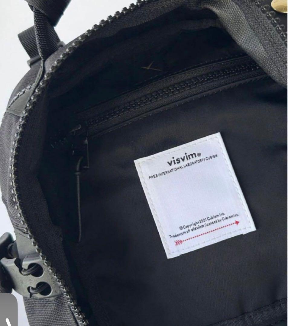 新品未使用　VISVIM CORDURA20Lレザーバックパック 黒