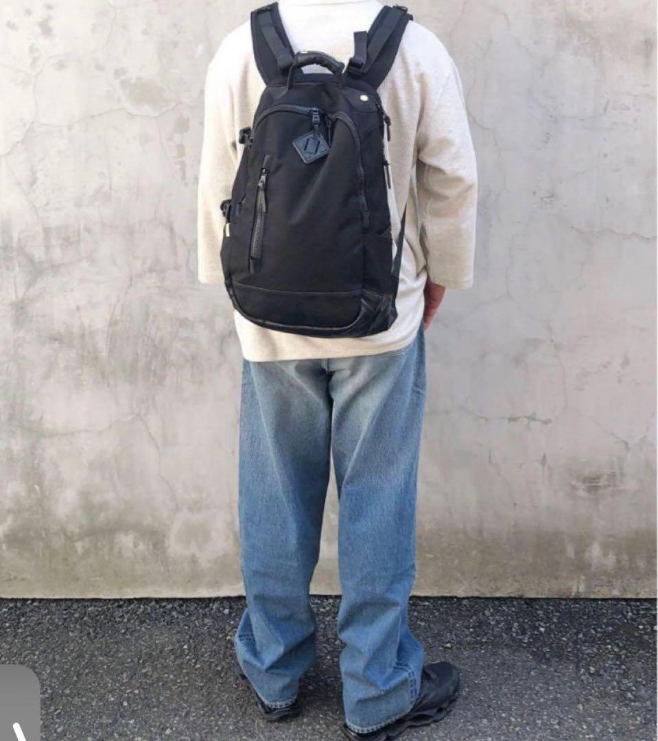 新品未使用　VISVIM CORDURA20Lレザーバックパック 黒