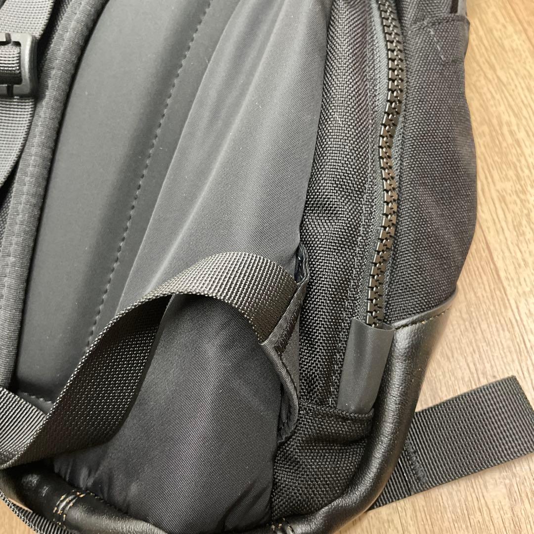新品未使用　VISVIM CORDURA20Lレザーバックパック 黒