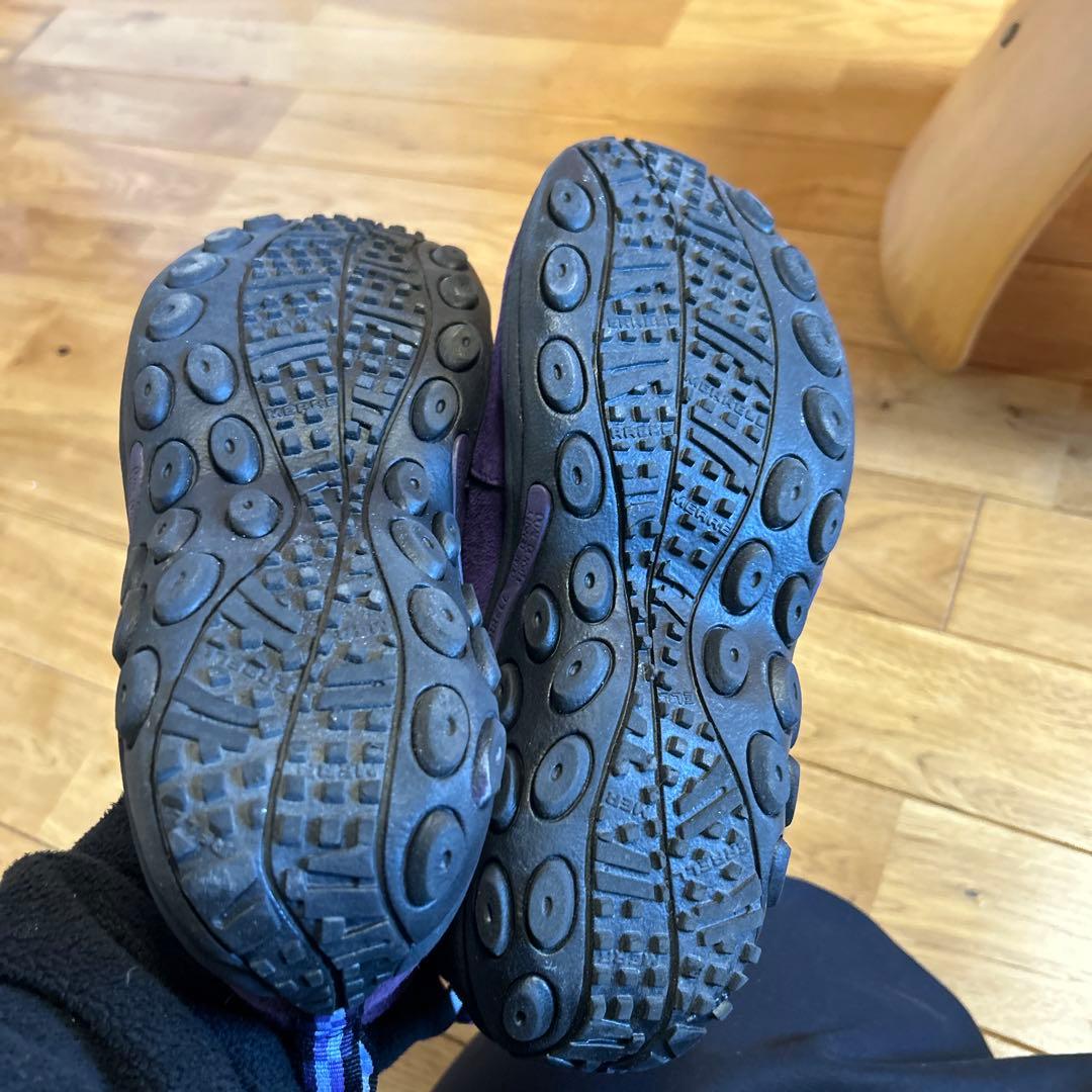 メレル　ジャングルモック　短時間一度のみ使用　バーガンディ　紫　美品です。