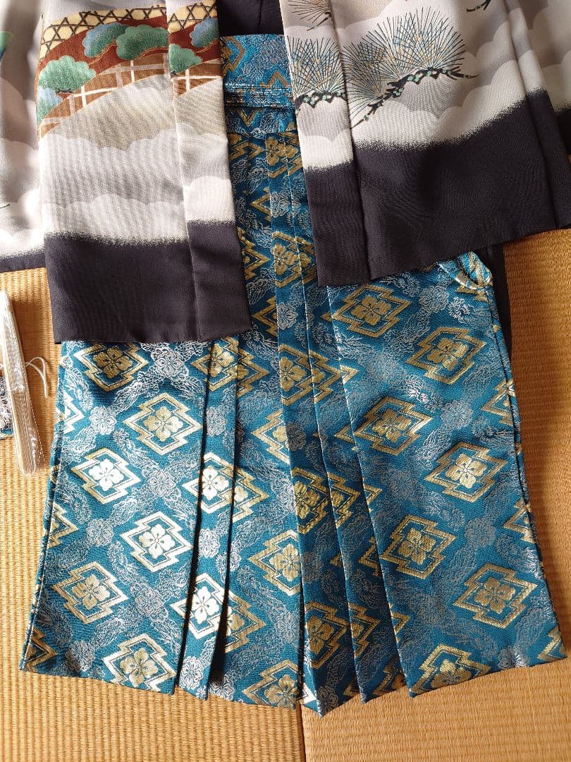 七五三 ５歳 男の子 羽織袴セット 黒