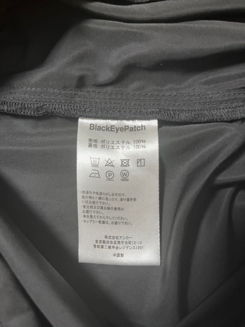【美品】ワコマリア ブラックアイパッチ コラボ トラックパンツ L ブラック
