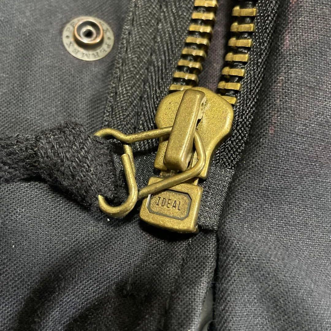 雰囲気抜群 日本製 HOUSTON M-65 フィールドジャケット　ブラック