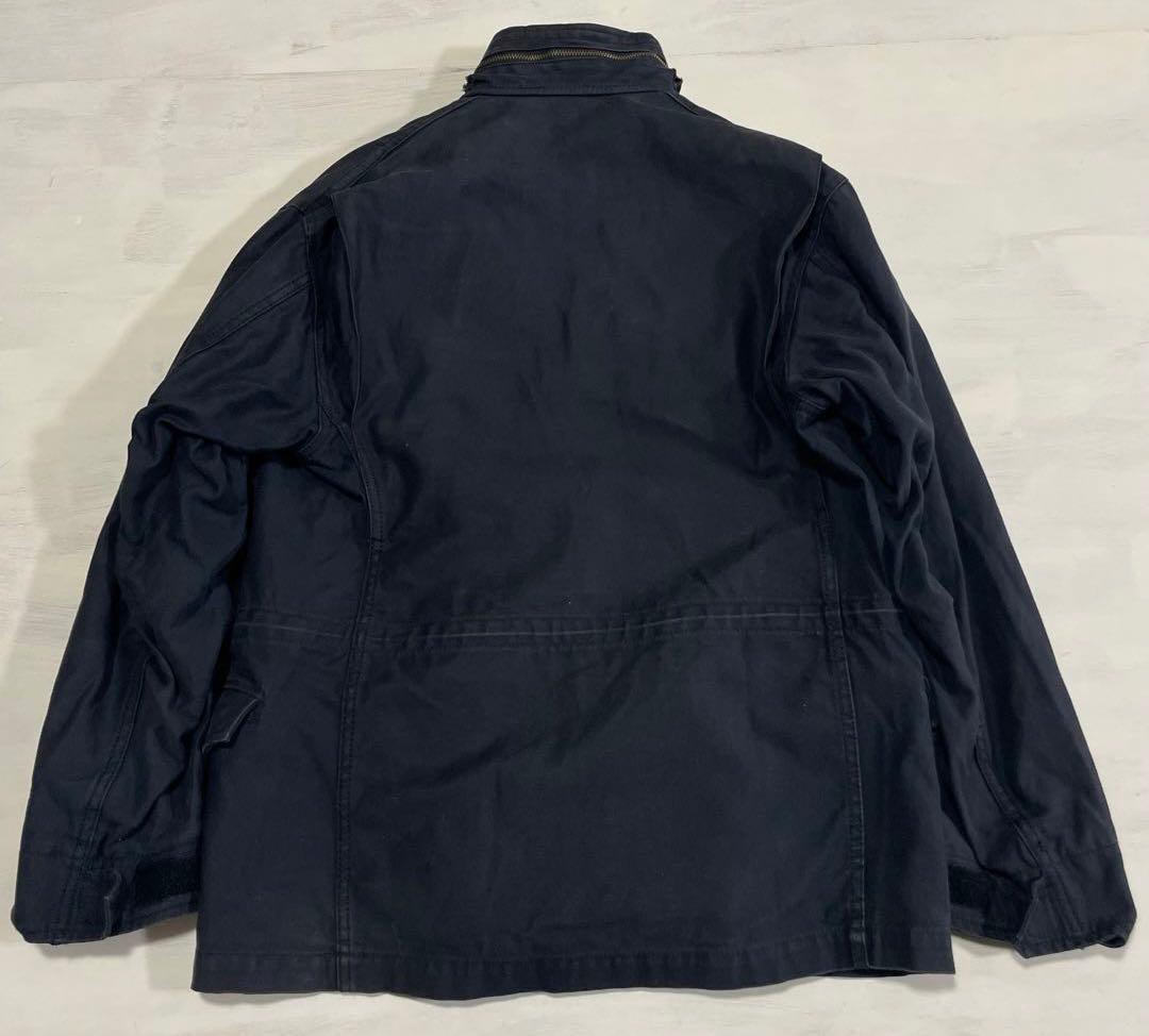 雰囲気抜群 日本製 HOUSTON M-65 フィールドジャケット　ブラック