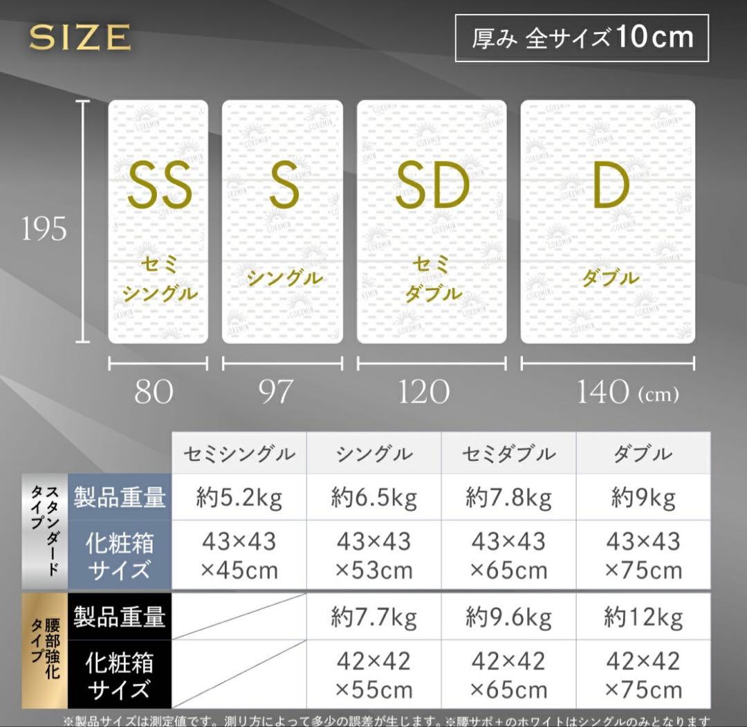 GOKUMIN シングルマットレス