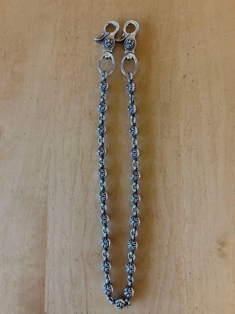 ダブルクリップ シルバーウォレットチェーン