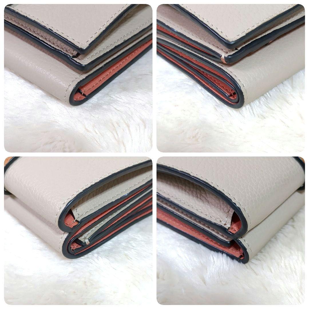 極美品︎✨ロエベ アナグラム トライフォールド 三つ折り財布