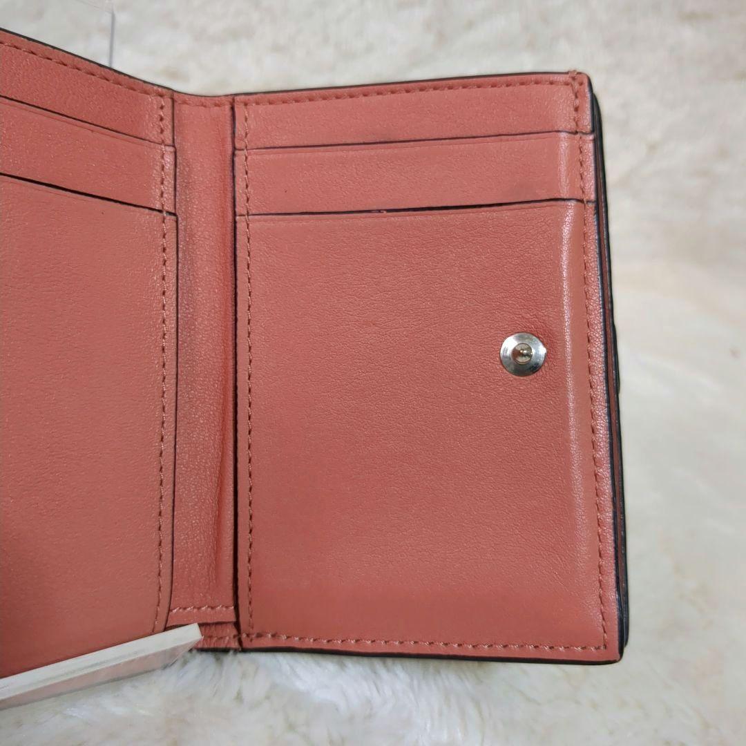 極美品︎✨ロエベ アナグラム トライフォールド 三つ折り財布