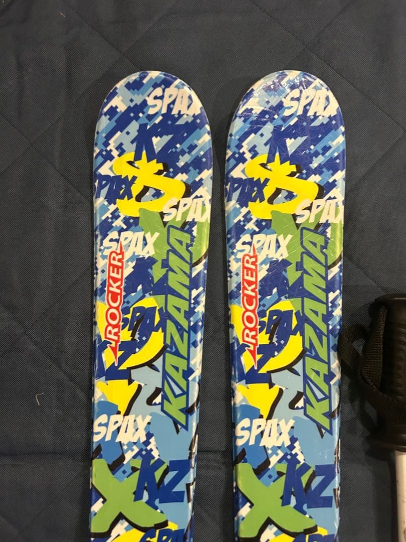 126 136 子供 スキーセット ジュニアスキー カザマ　KAZAMA