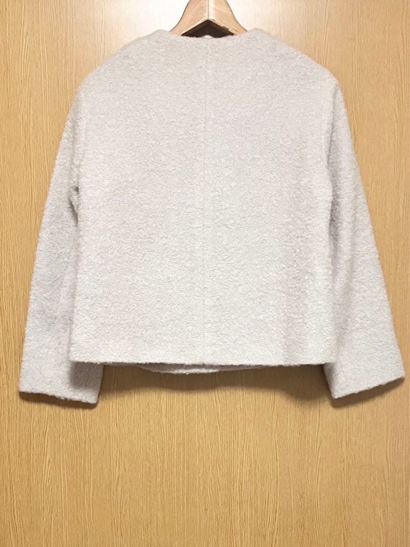 23AW マッキントッシュフィロソフィー　ノーカラーコート　ショートコート