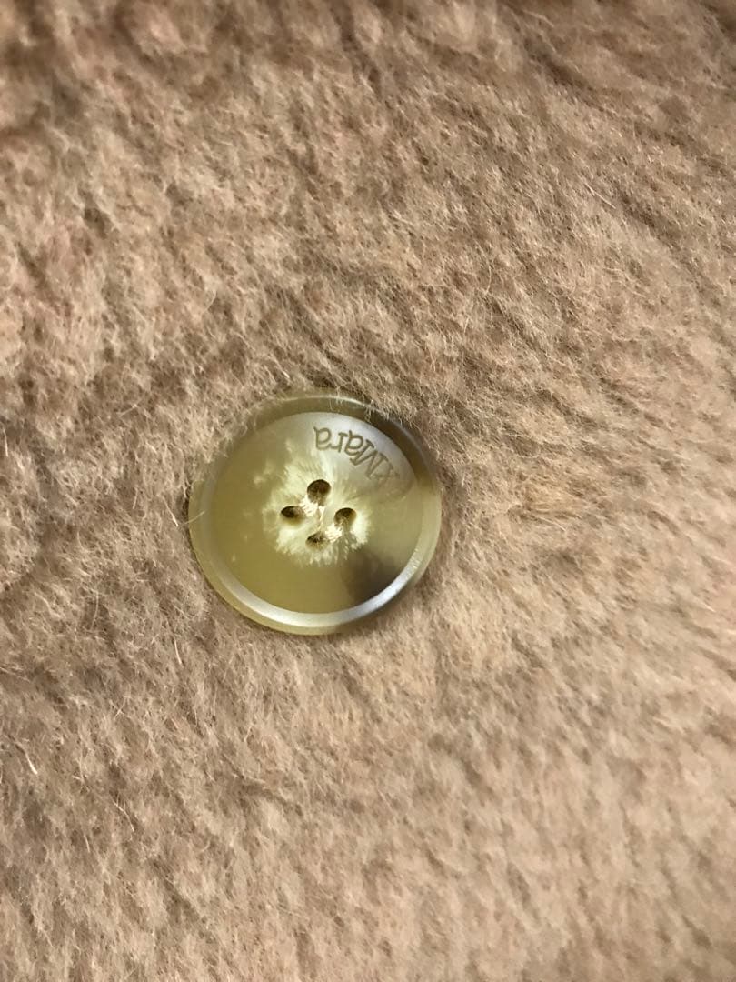 MaxMara ファーコート ダブルブレストキャメル