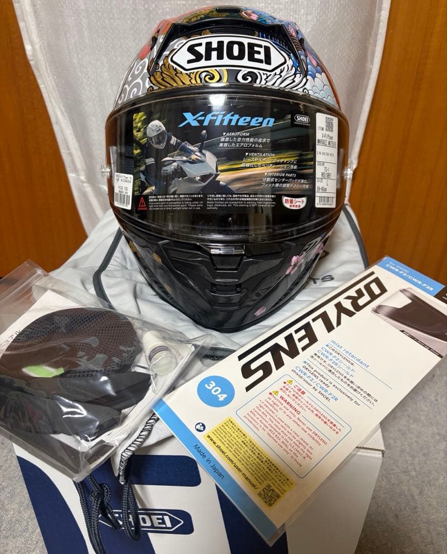 【新品・送料無料】SHOEI X-Fifteen MARQUEZ MOTEGI5