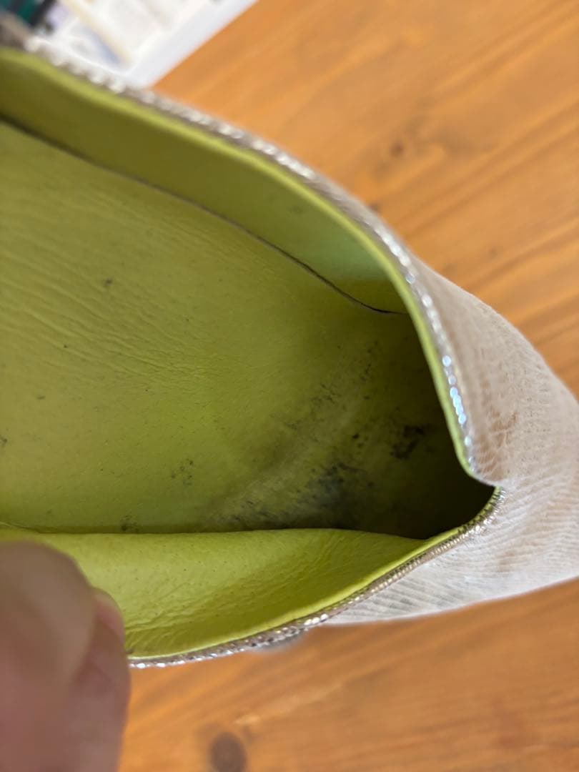 MANA ふかふかバブーシューズ　24.5 ゴールド週末お値下げ‼️