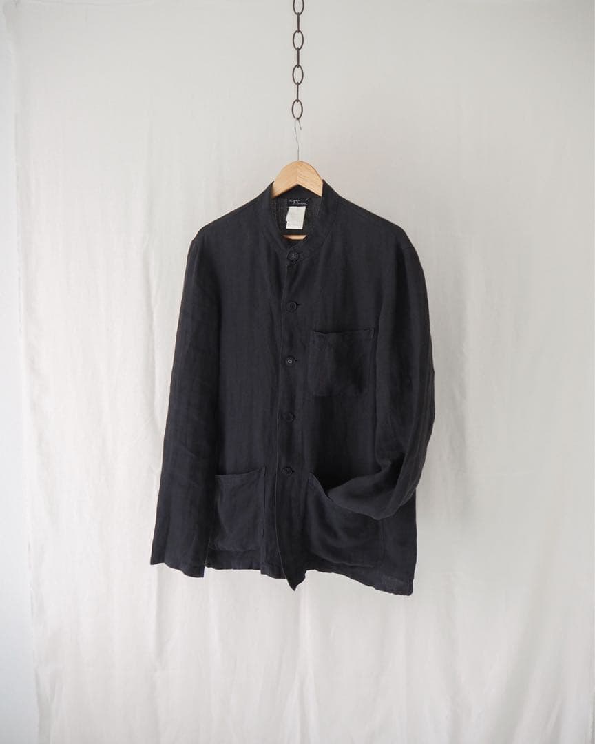 ジャケット・アウター 90s agnes b. homme Linen Chore Jacket