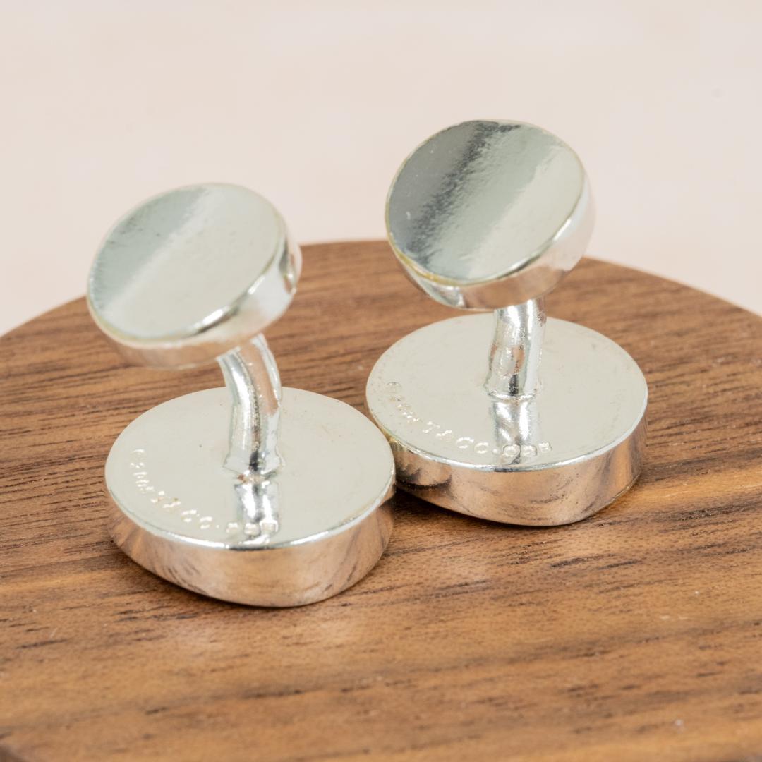 TIFFANY&Co. ヴィンテージ ラウンド カフリンクス