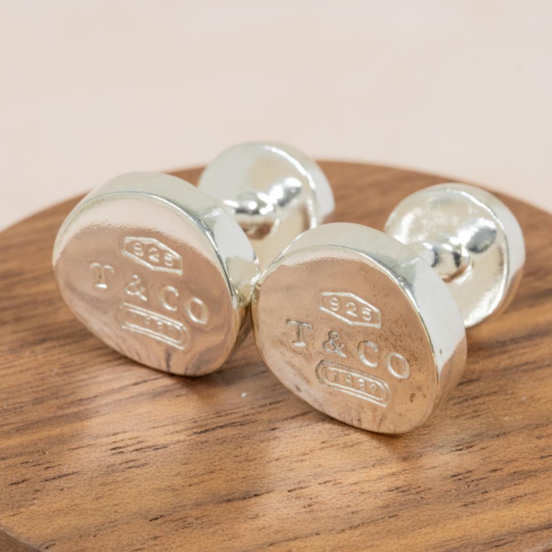 TIFFANY&Co. ヴィンテージ ラウンド カフリンクス