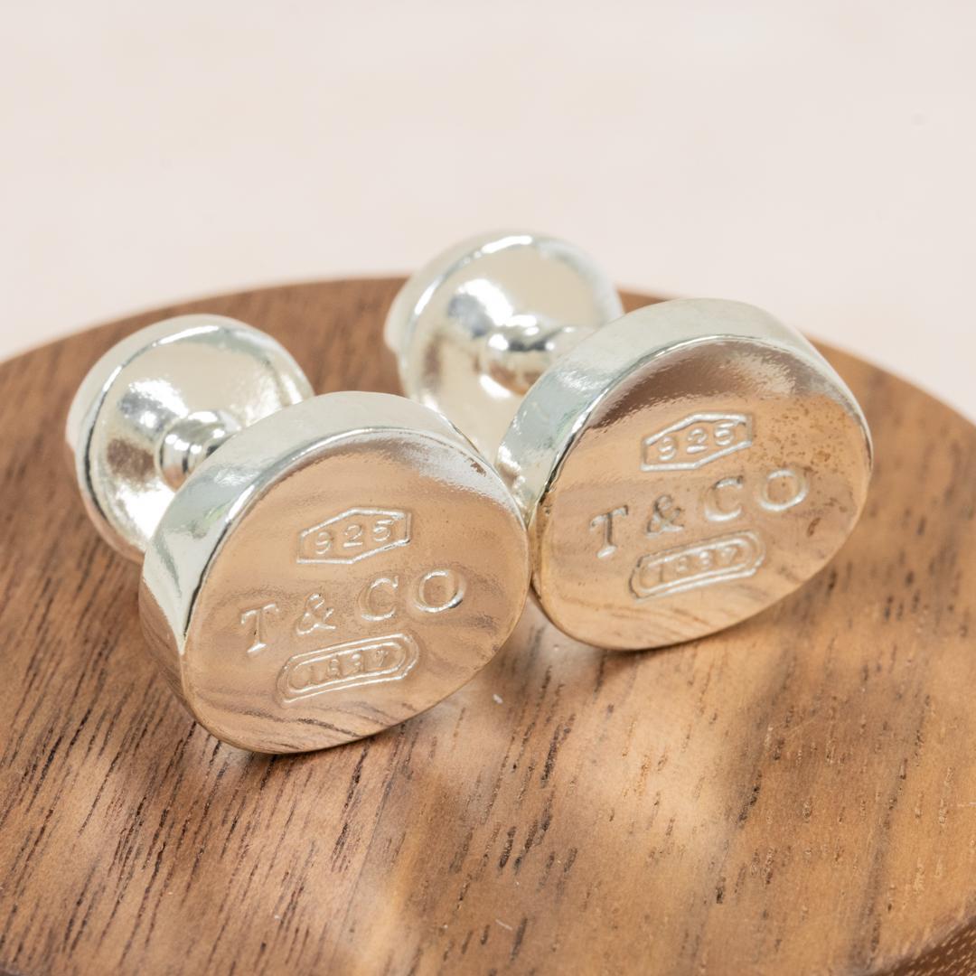 TIFFANY&Co. ヴィンテージ ラウンド カフリンクス