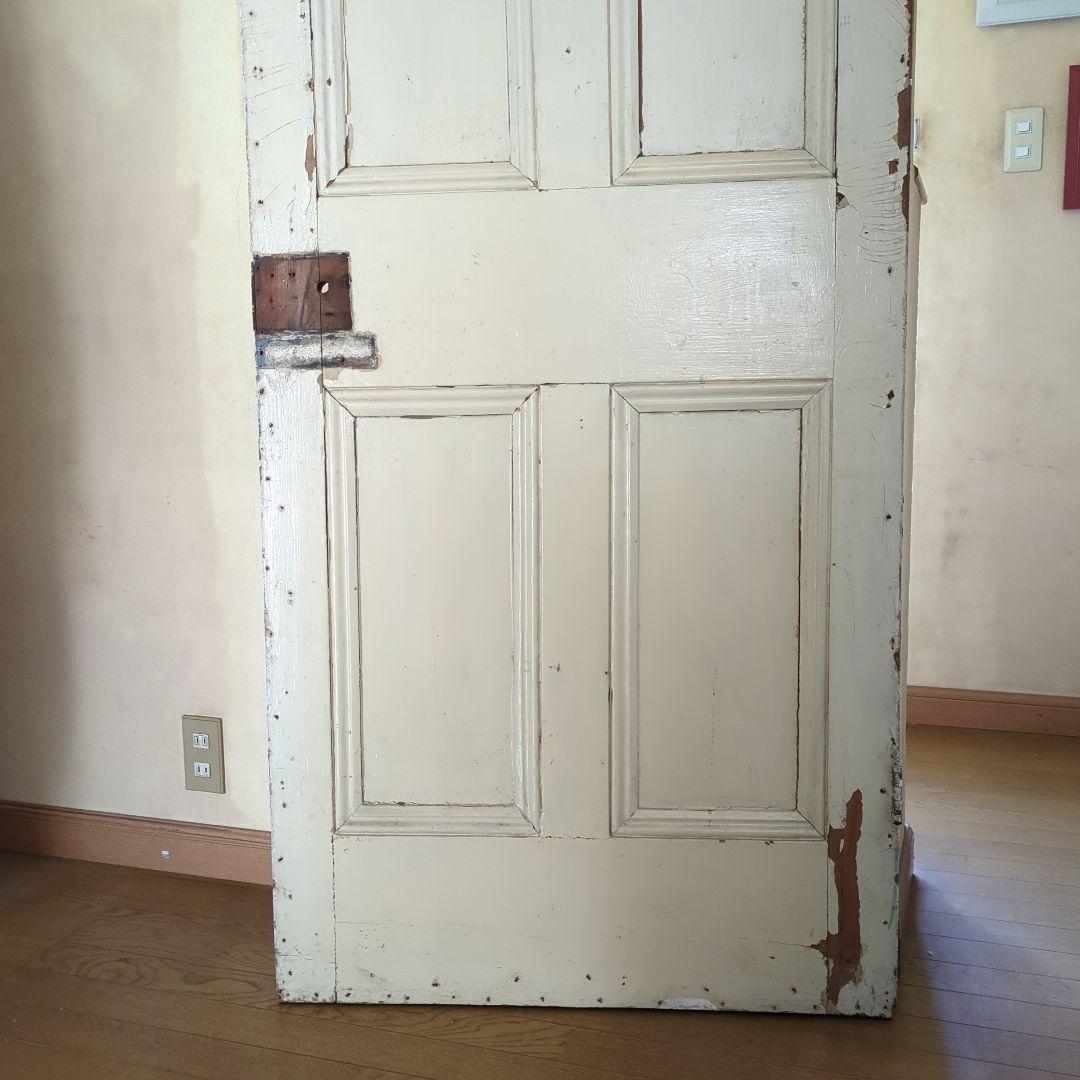 イギリスアンティーク ドア パステルグリーン オフホワイト