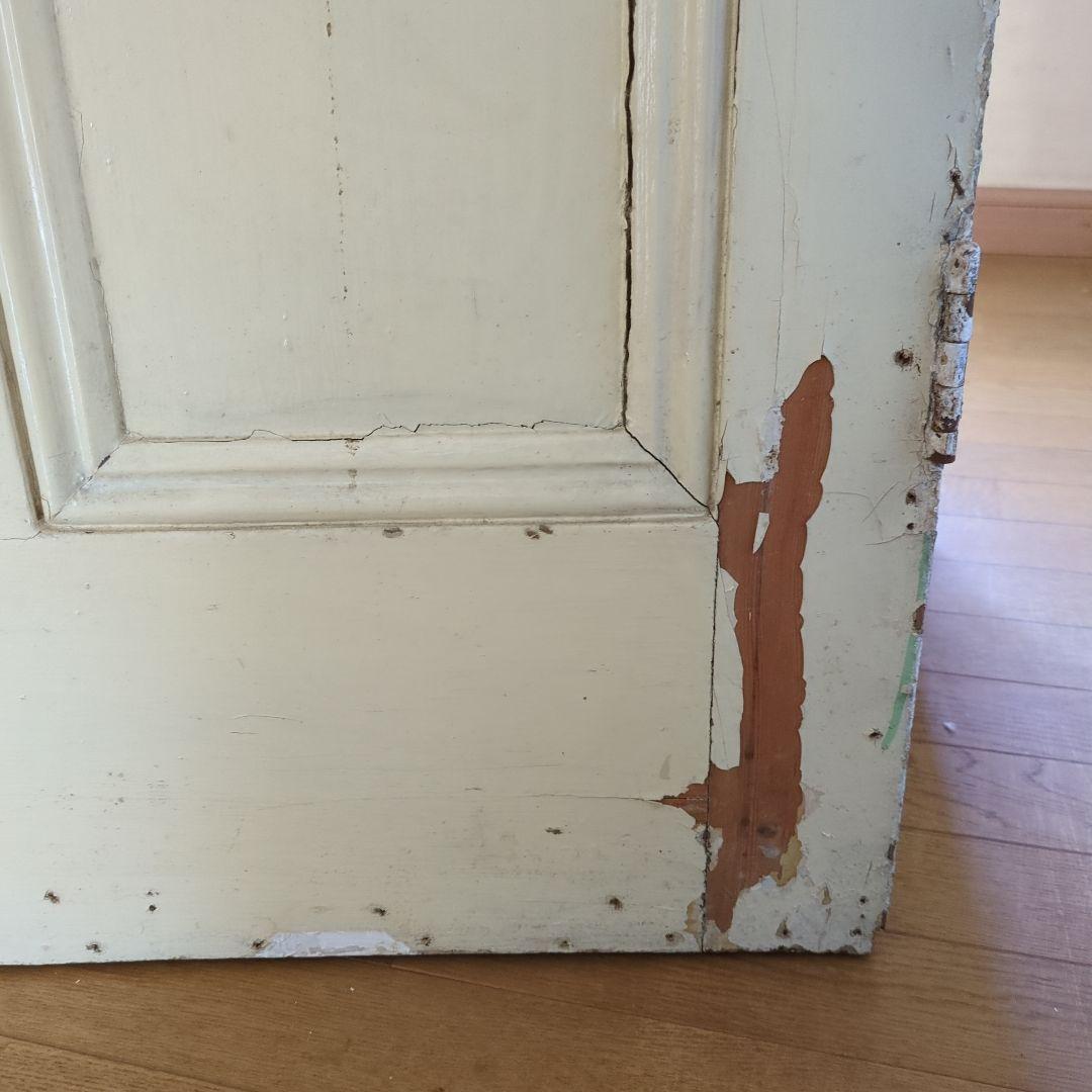 イギリスアンティーク ドア パステルグリーン オフホワイト