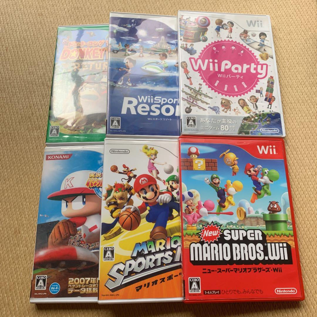 Nintendo Wii RVL-S-WD ソフト、限定コントローラーセット