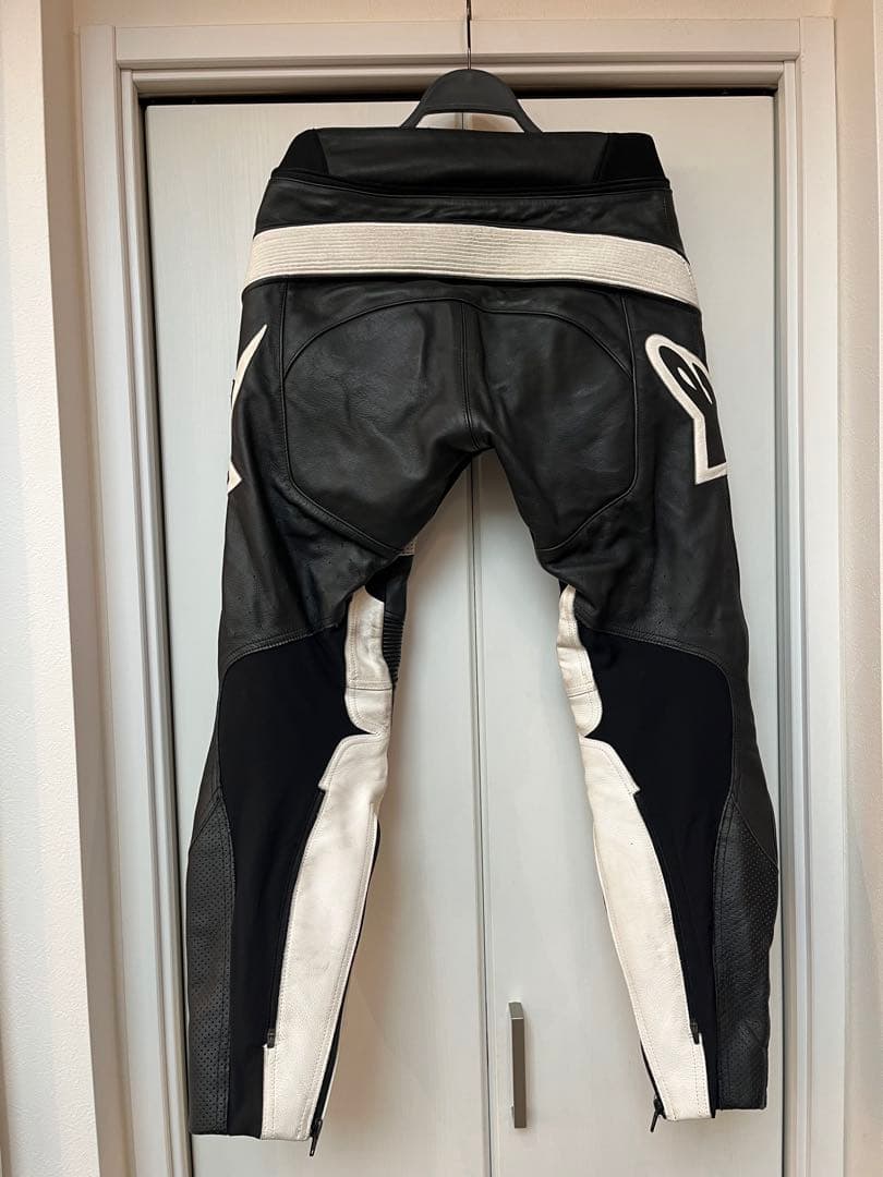 Alpinestars レザー パンツ 黒/白