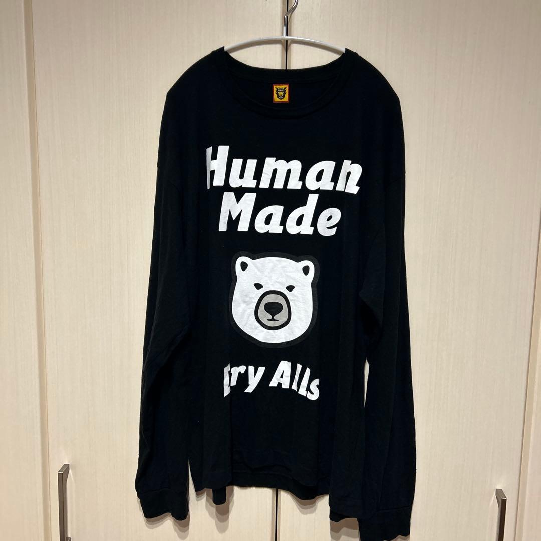 ヒューマンメイド　クマ　ロンT HUMAN MADE T-Shirt XXL