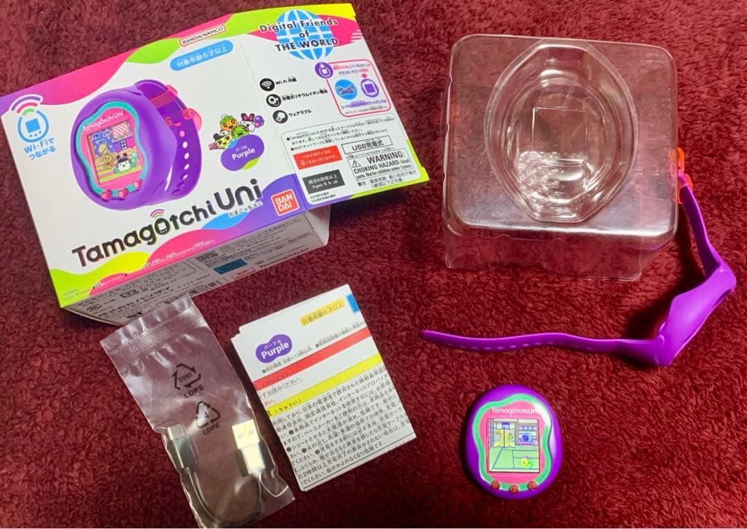 【完品】 たまごっち uni パープル 本体