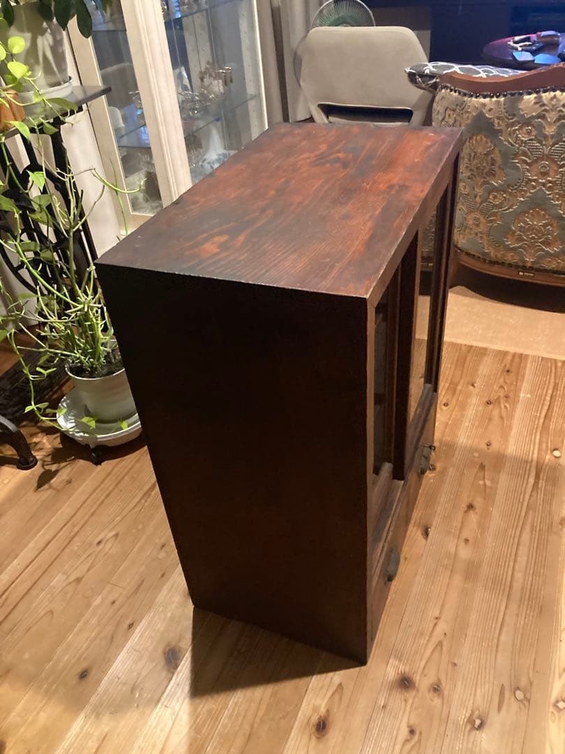 昭和レトロ　サイドボード　食器棚、戸棚、収納棚　本棚