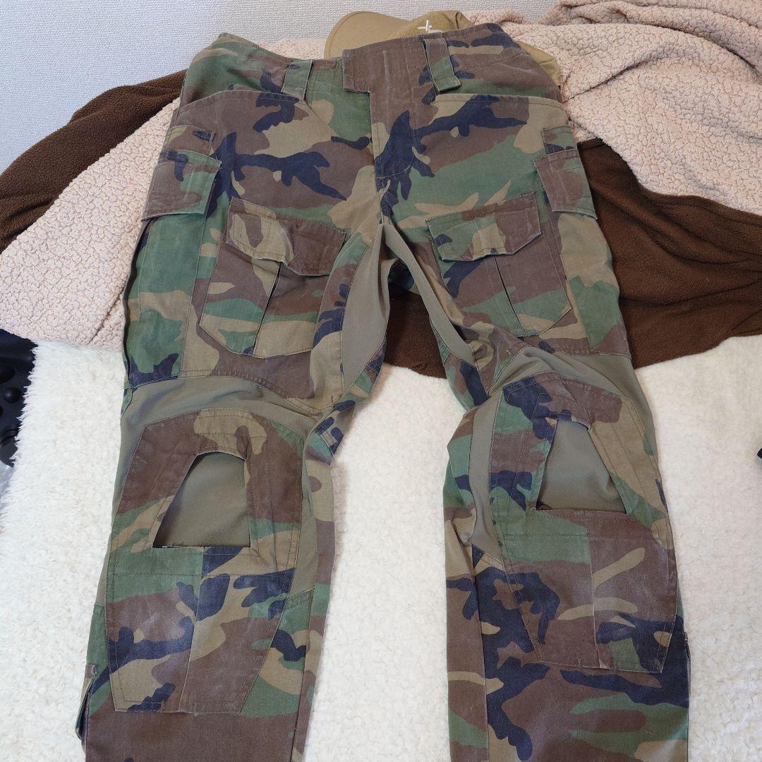 FFI製 Crye G3 コンバットシャツ ウッドランドXS　上下セット