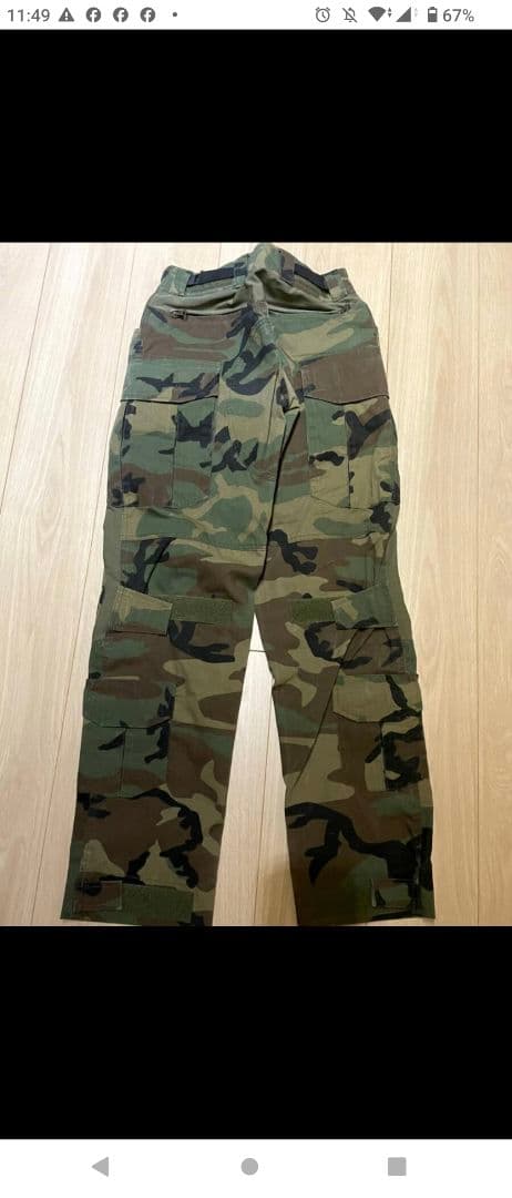 FFI製 Crye G3 コンバットシャツ ウッドランドXS　上下セット