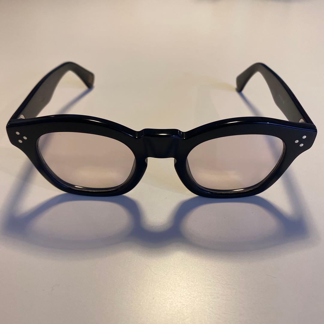 【超美品】H OPTICAL サングラス　H-06 BK-L.BLU