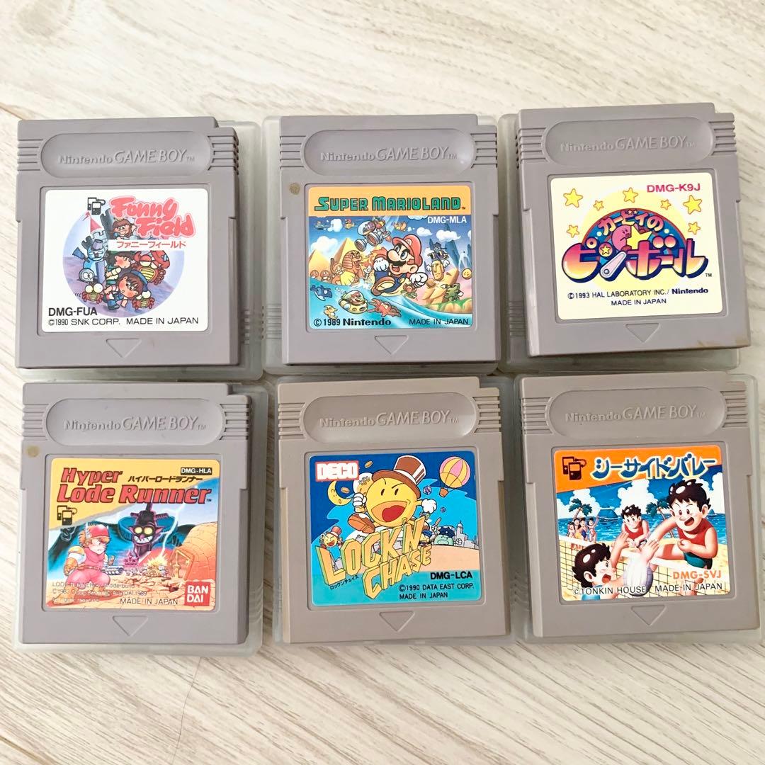 任天堂　ゲームボーイポケット本体＆ソフト15本＆ハードケースのまとめ売り