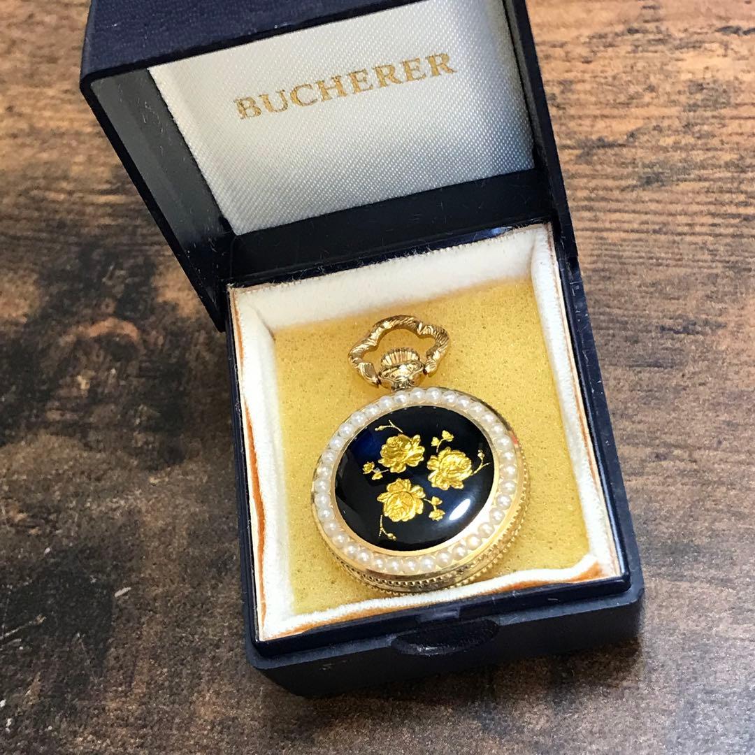 BUCHERER（ブッヘラー） 希少 アンティーク 懐中時計／ペンダントウォッチ