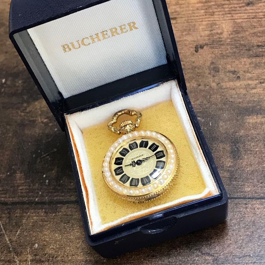 BUCHERER（ブッヘラー） 希少 アンティーク 懐中時計／ペンダントウォッチ