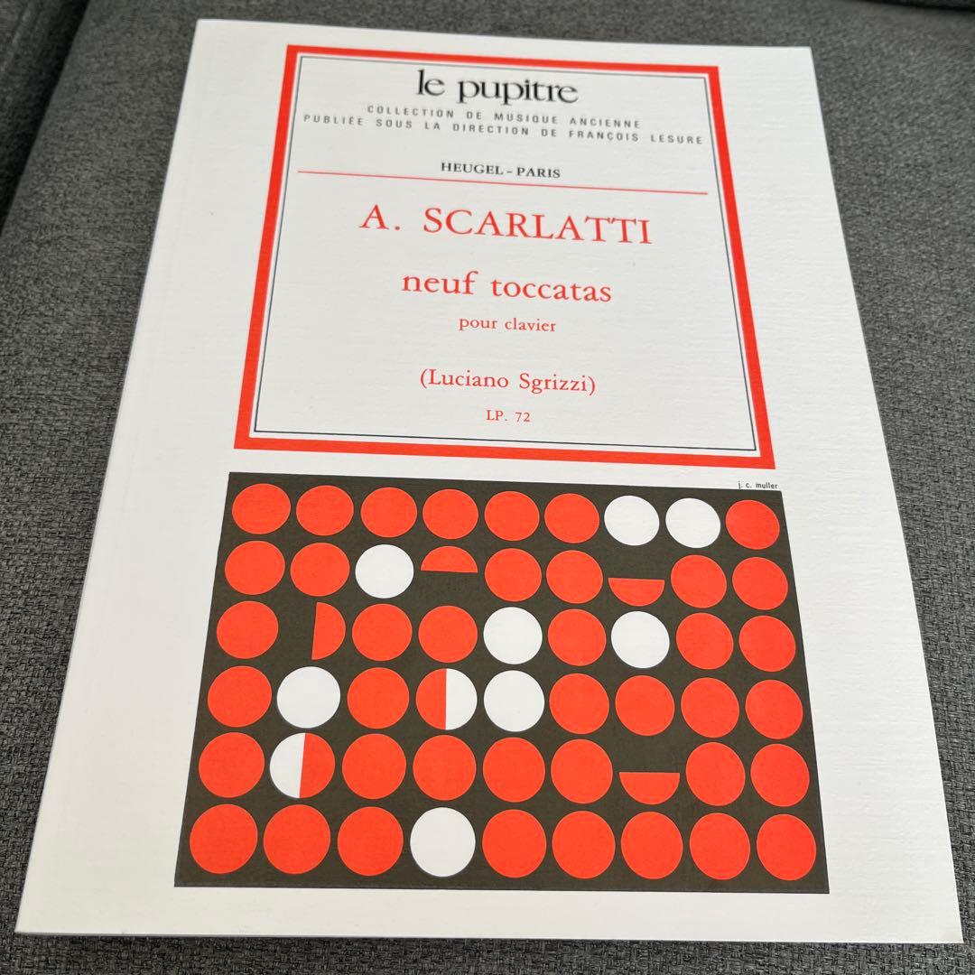 アート・デザイン・音楽 A. SCARLATTI neuf toccatas pour clavier
