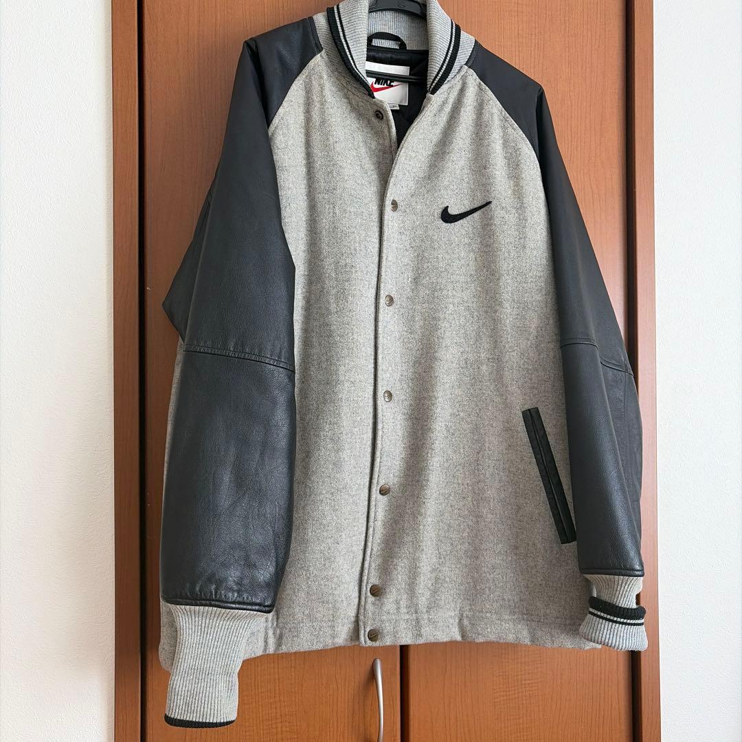 NIKE スタジャン 袖レザー スタジャン　バーシティジャケット　XL