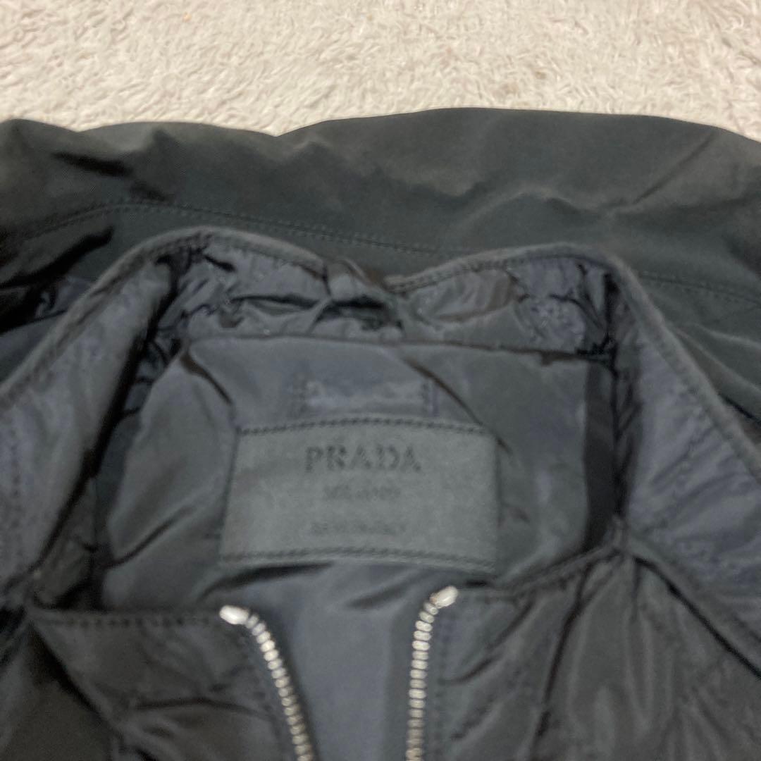 PRADA プラダ　ナイロンコート　ライナー付き　2way 38