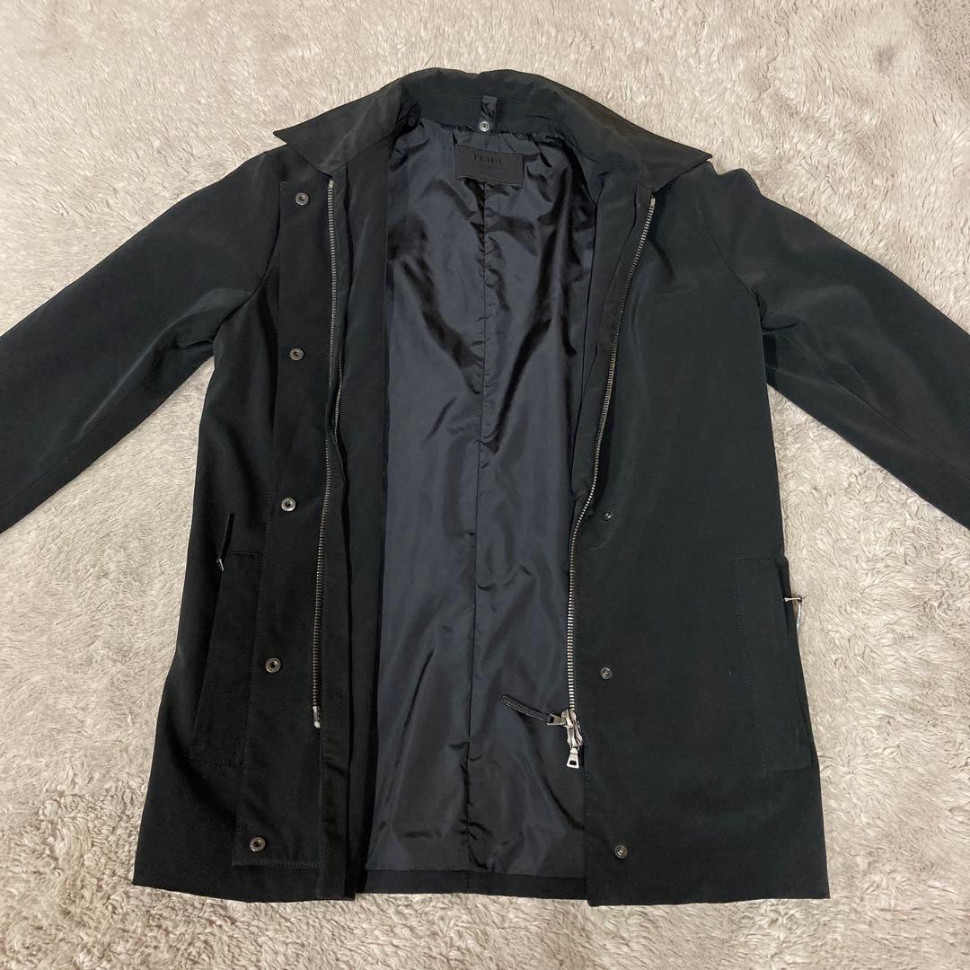 PRADA プラダ　ナイロンコート　ライナー付き　2way 38